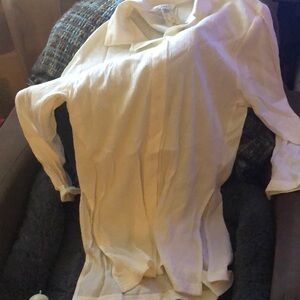 Express white long sleeve blouse NWT